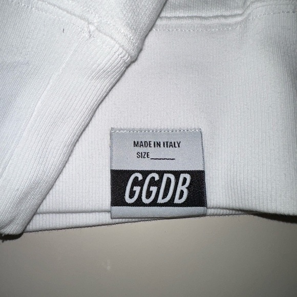 Golden Goose White Athena Sweatshirt XS Crewneck Inspirational - Picture 4 of 8